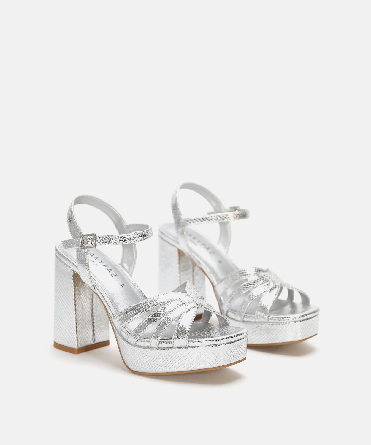 Sandalia plataforma multitiras image number null